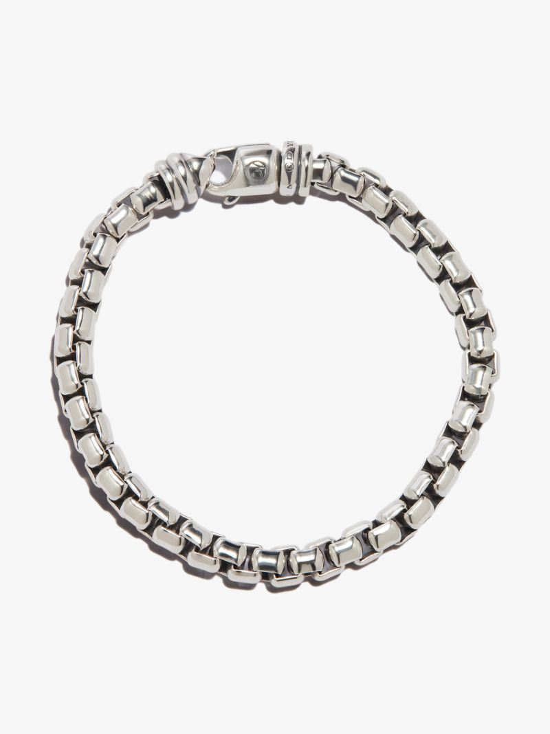 Sterling Silver Box Chain Bracelet