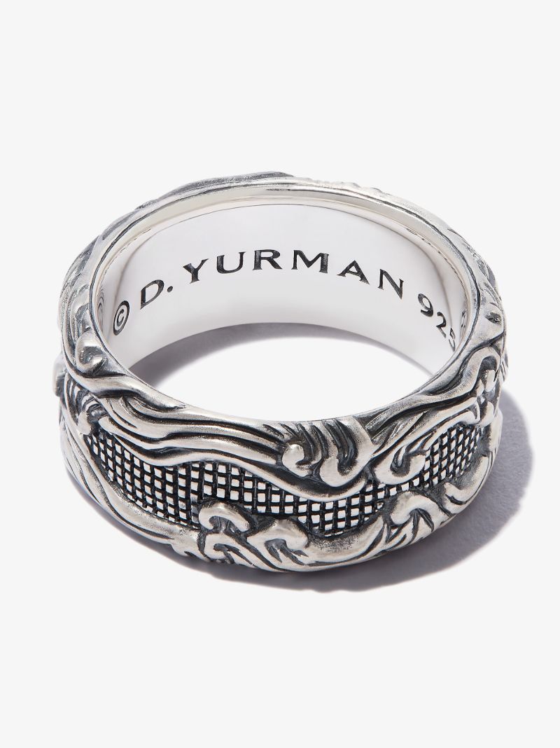 Sterling Silver Waves Band Ring