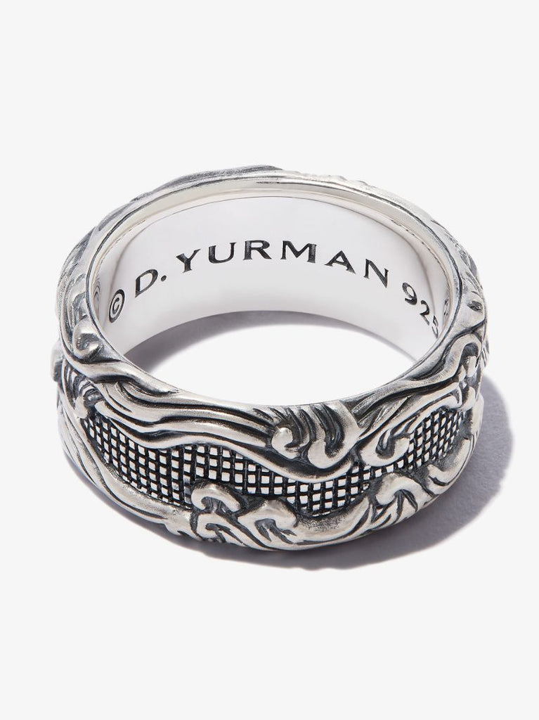 Sterling Silver Waves Band Ring