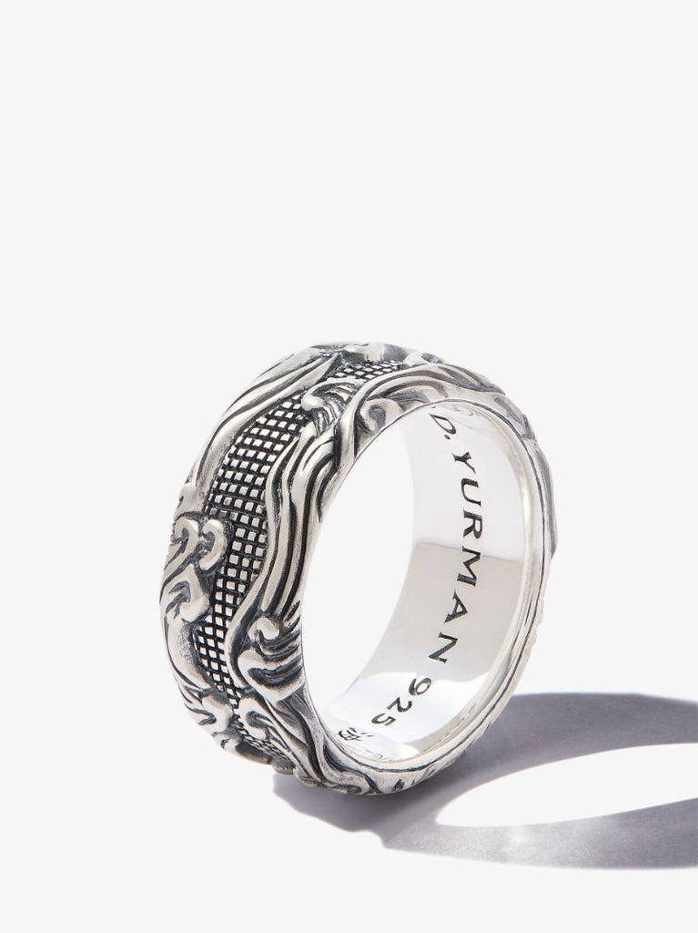 Sterling Silver Waves Band Ring