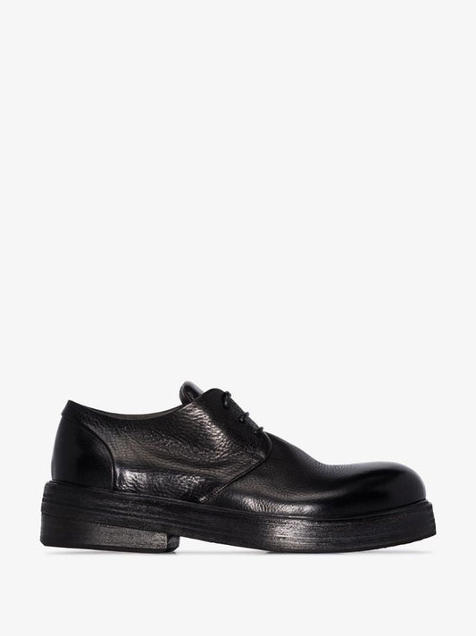 Black Zuccolona Leather Derby Shoes