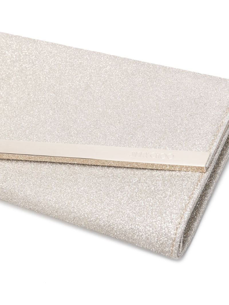 Metallic Emmie Glitter Clutch