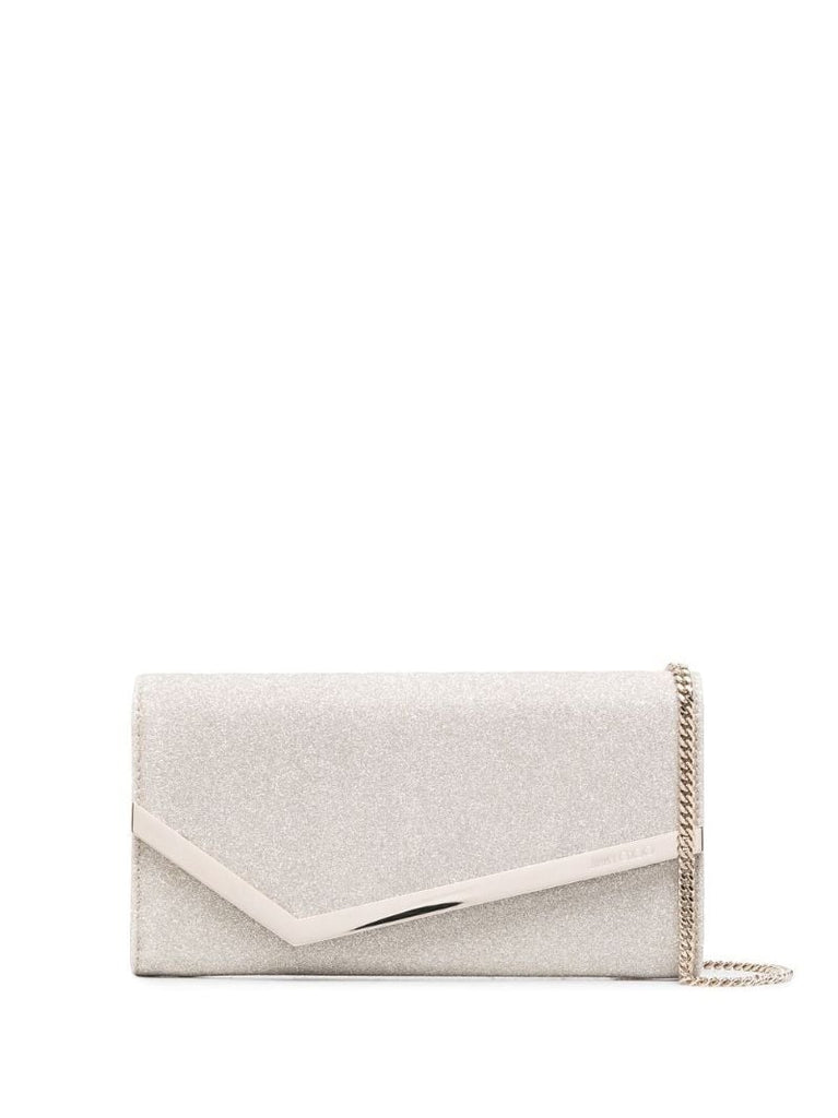 Metallic Emmie Glitter Clutch