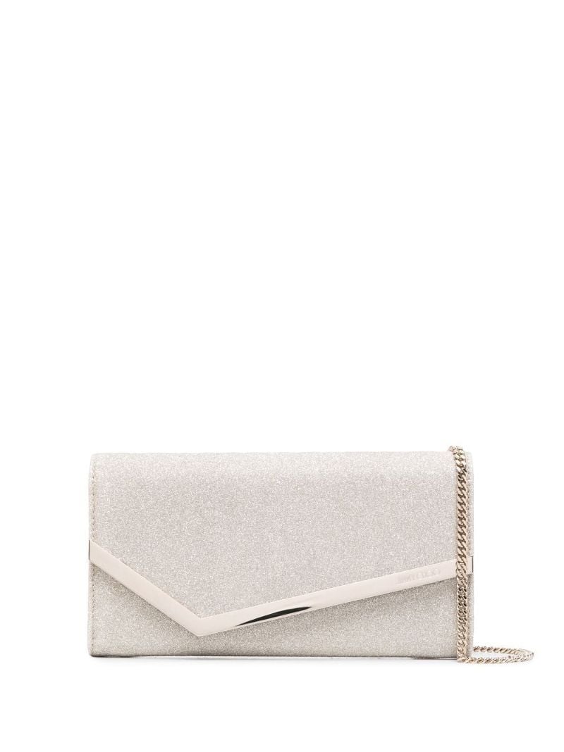 Metallic Emmie Glitter Clutch