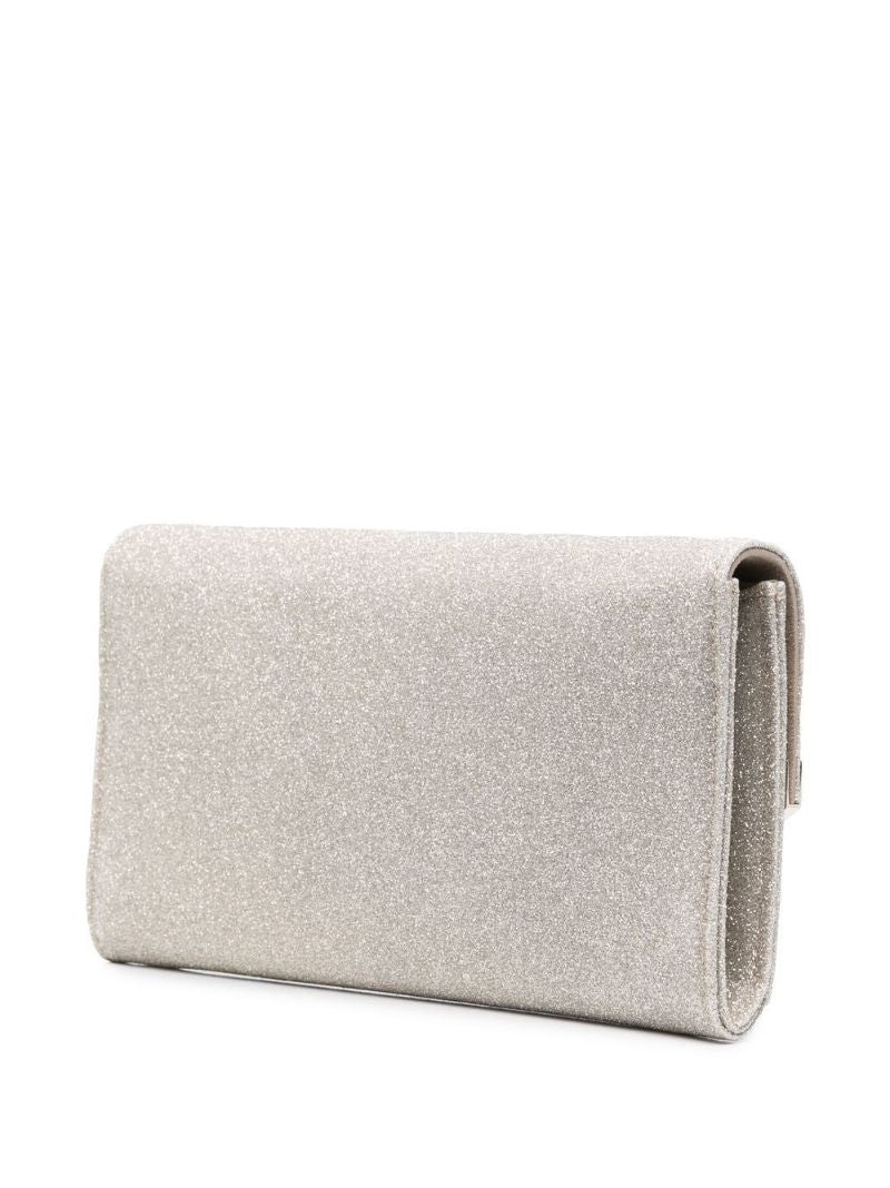 Metallic Emmie Glitter Clutch