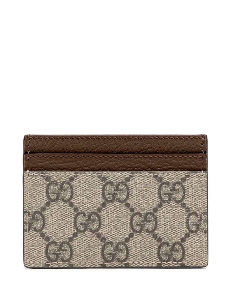 Brown Ophidia Gg Supreme Card Holder