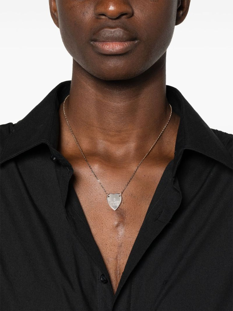 Sterling Silver Heart Pendant Necklace