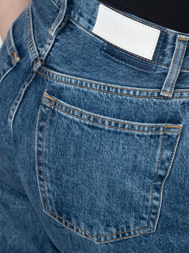 Stove Pipe Cropped Jeans
