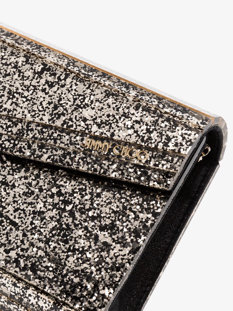 Metallic Candy Glitter Envelope Cross Body Bag