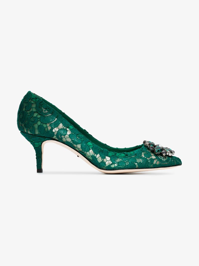 Bellucci 60mm Taormina Lace Pumps