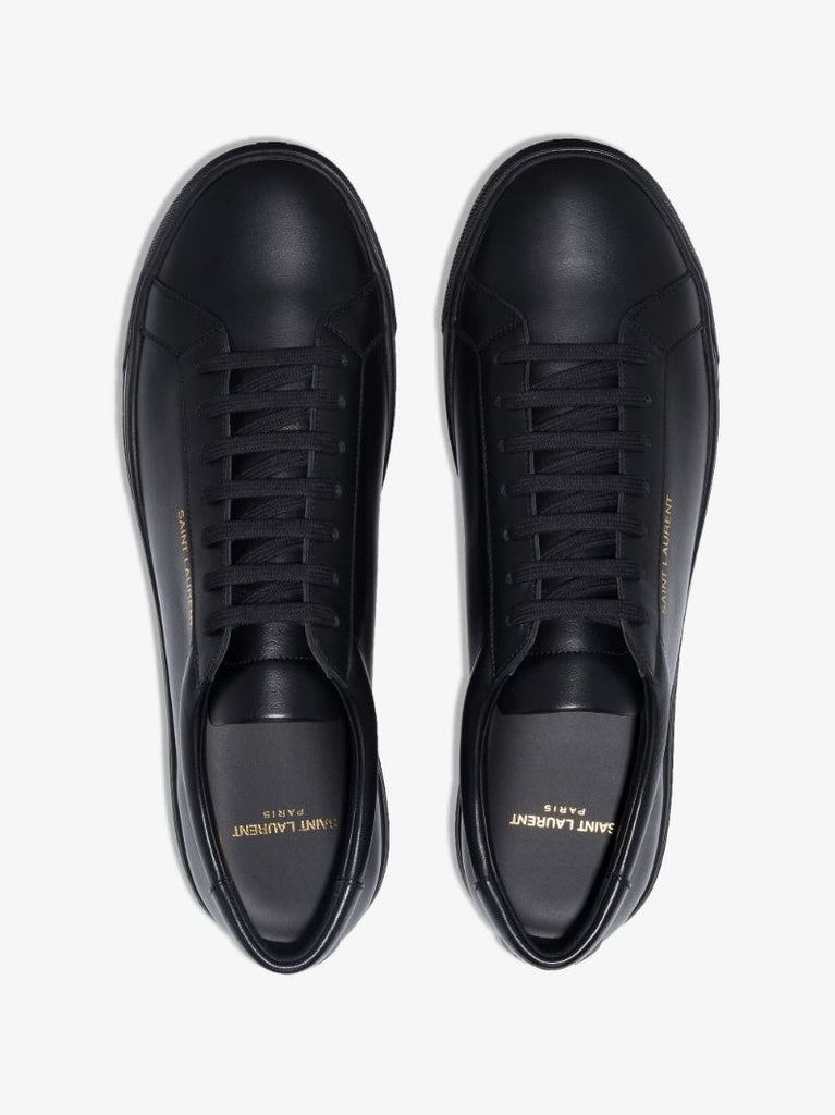 Black Andy Leather Low-top Sneakers