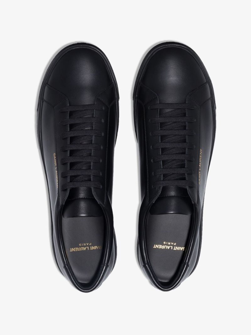 Black Andy Leather Low-top Sneakers