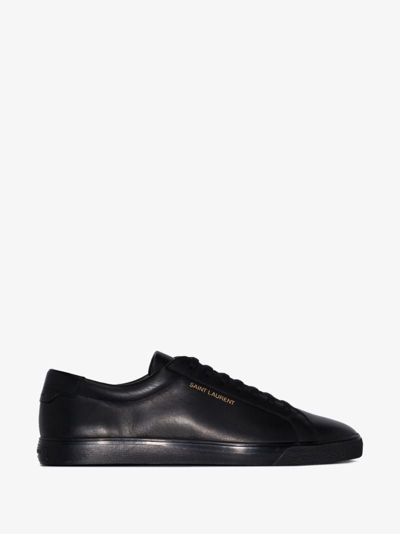 Black Andy Leather Low-top Sneakers