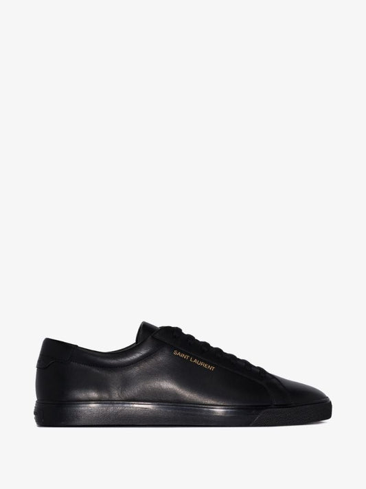 Black Andy Leather Low-top Sneakers