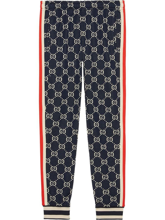 Blue Gg Supreme Cotton Track Pants