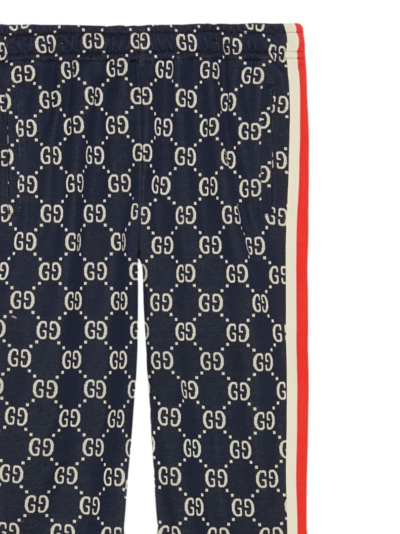Blue Gg Supreme Cotton Track Pants