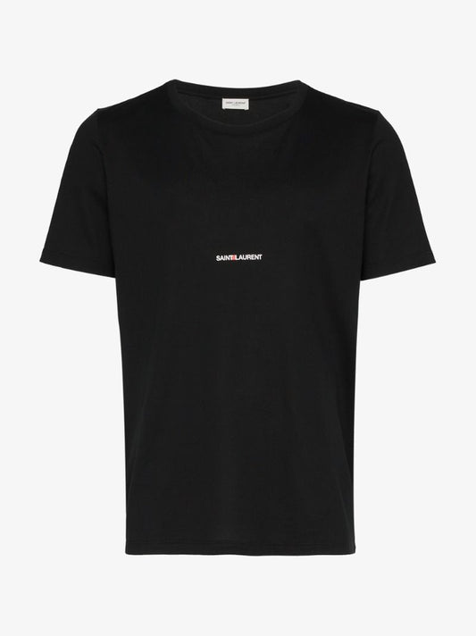 Black Logo Print T-shirt