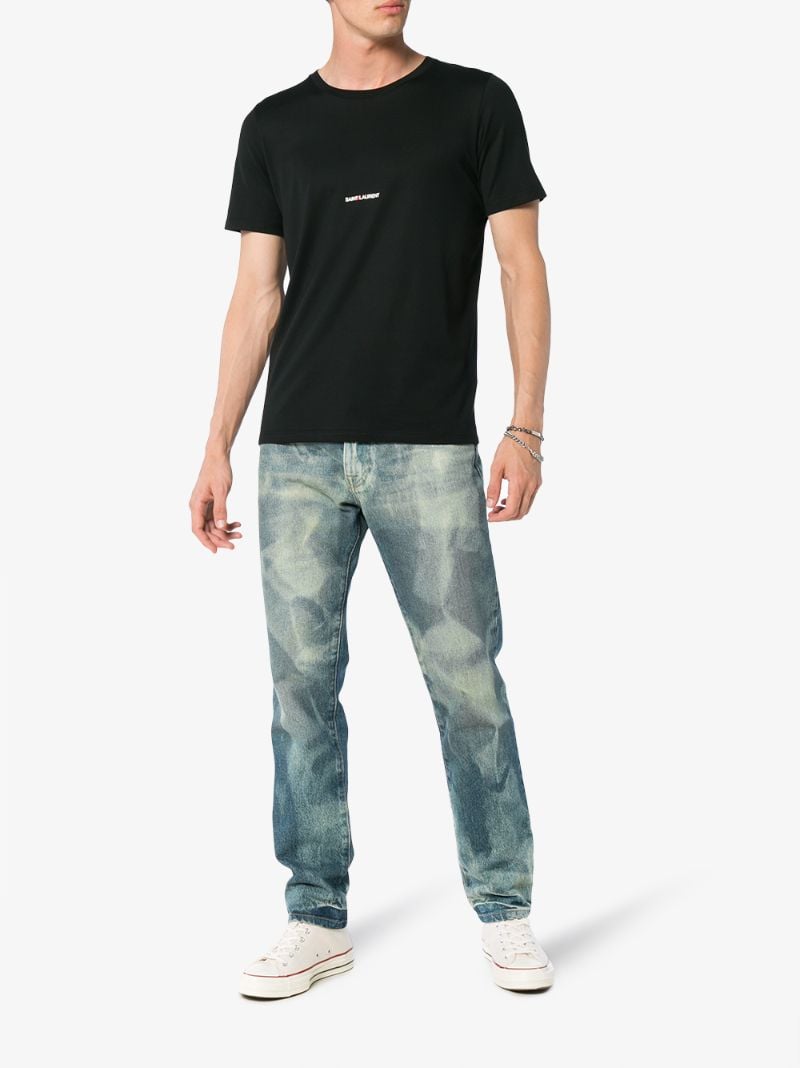 Black Logo Print T-shirt