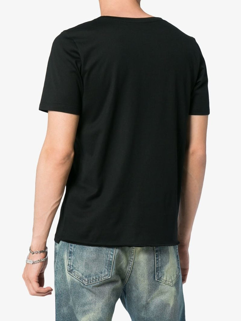 Black Logo Print T-shirt