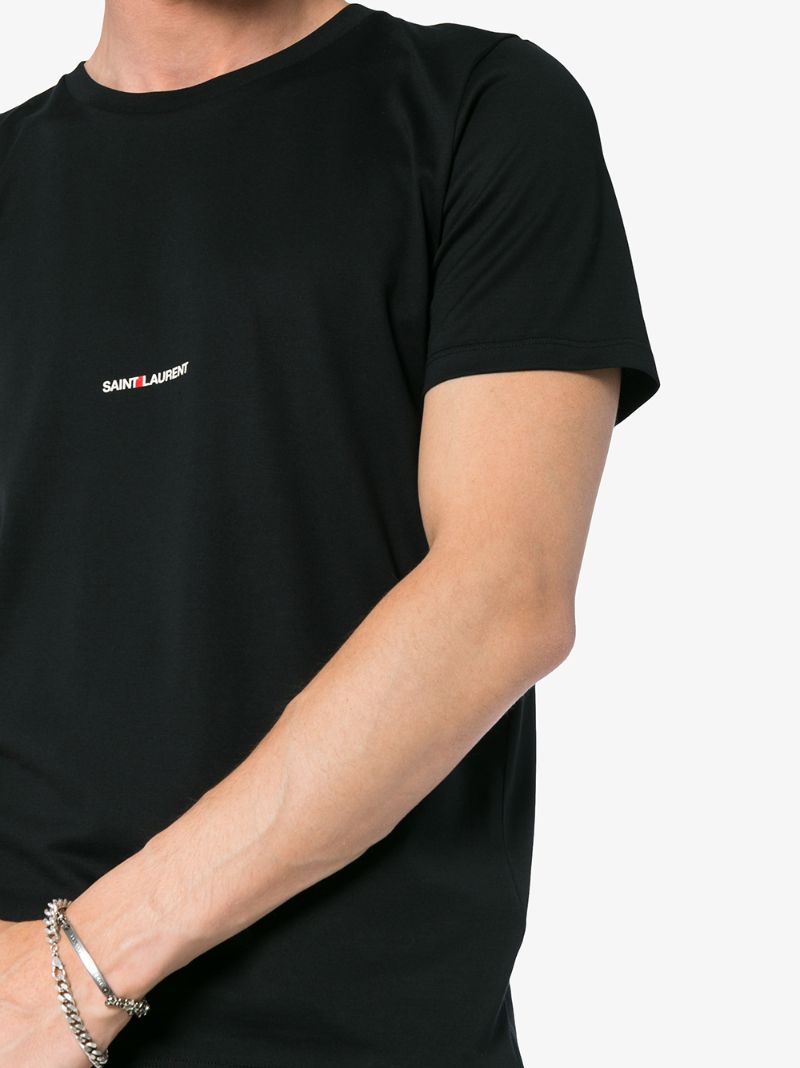 Black Logo Print T-shirt