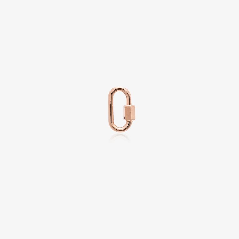 14k Rose Gold Baby Lock Pendant