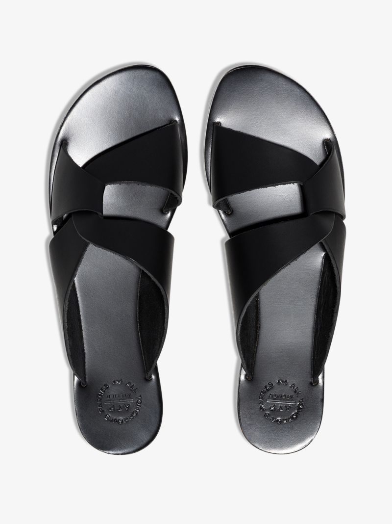 Black Allai Leather Sandals