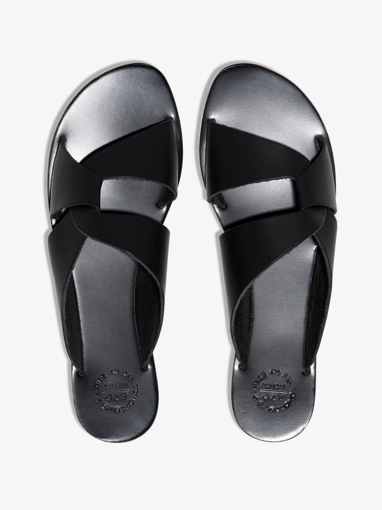 Black Allai Leather Sandals