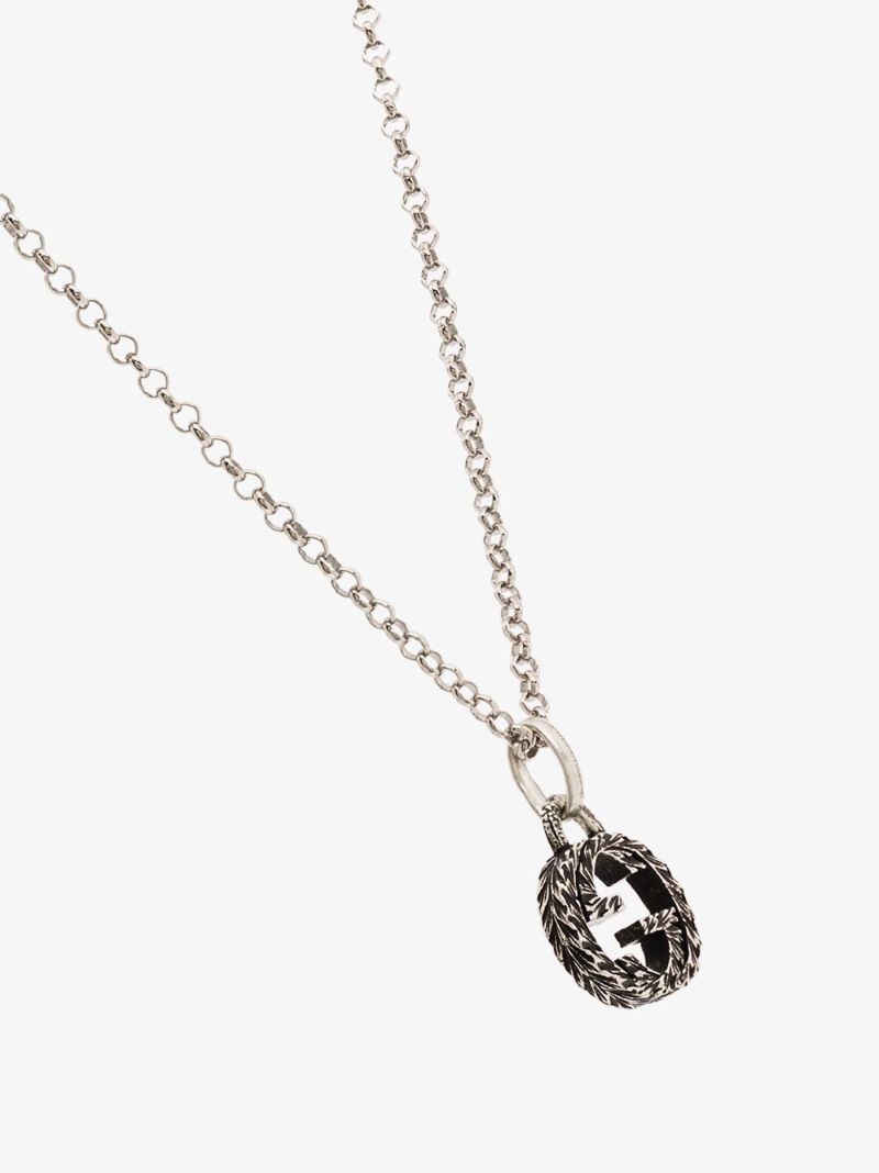 Sterling Silver Gg Necklace