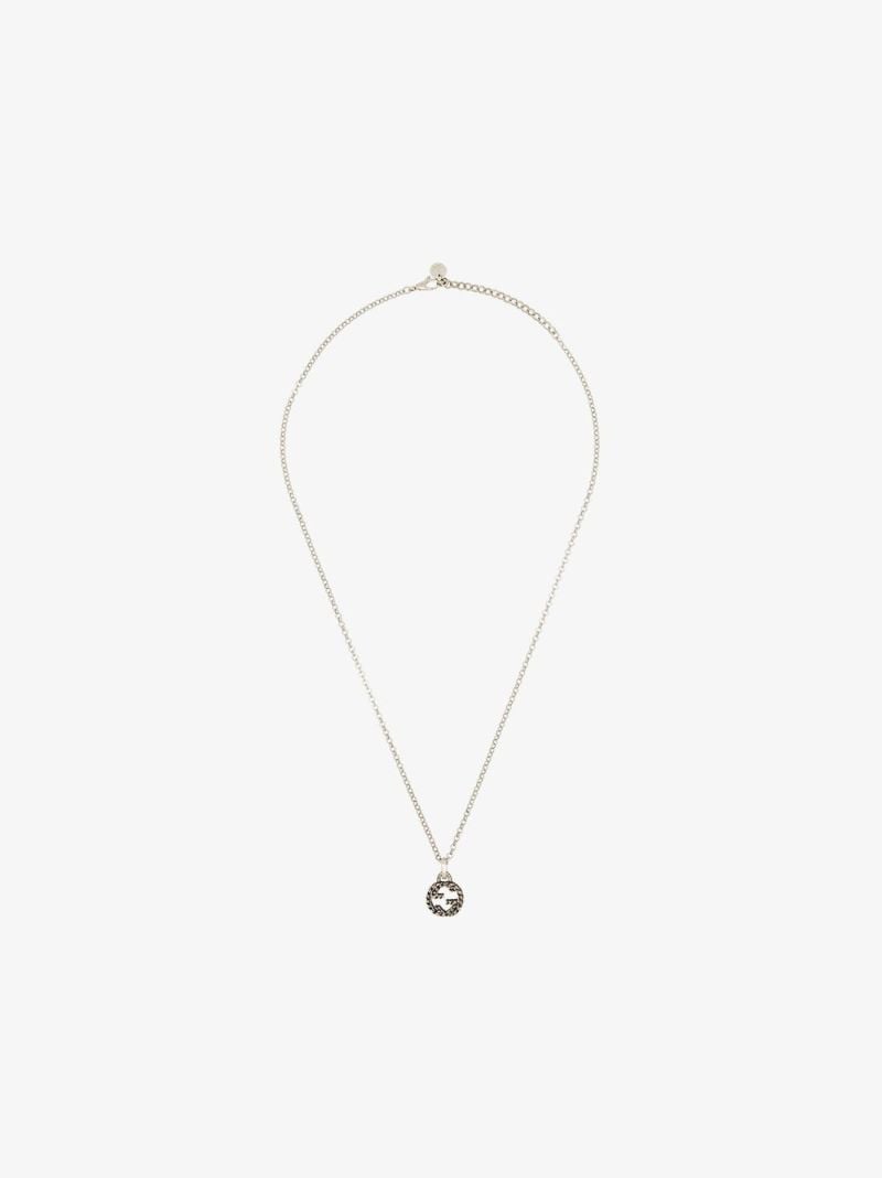 Sterling Silver Gg Necklace