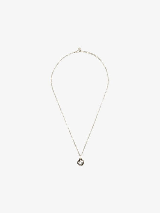 Sterling Silver Gg Necklace