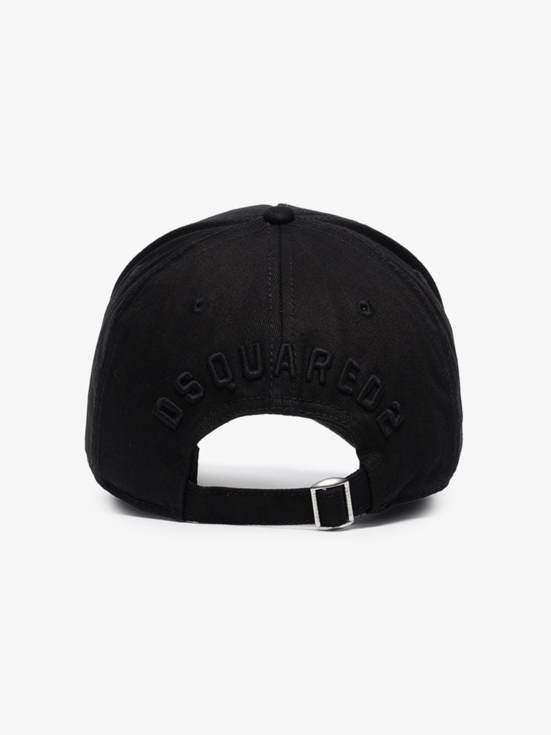 Black Icon Logo Baseball Cap