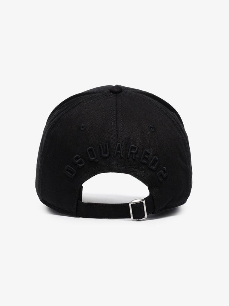 Black Icon Logo Baseball Cap