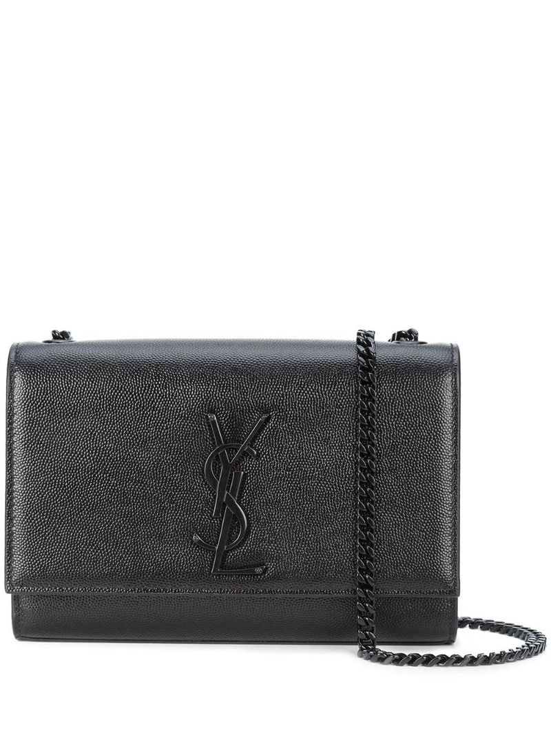 Black Kate Small Leather Cross Body Bag