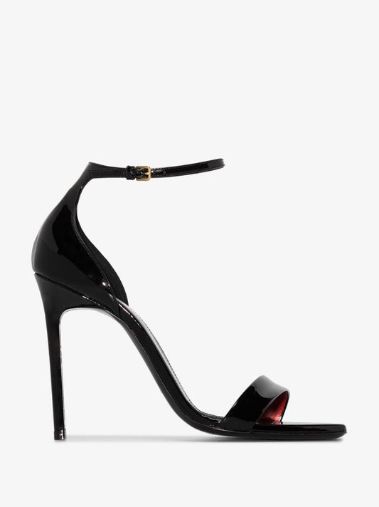 Black Amber 105 Leather Sandals