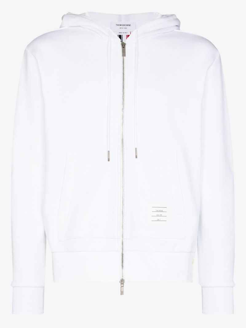 Center-back Stripe Loopback Hoodie