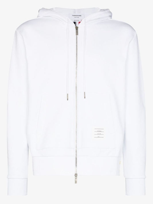 Center-back Stripe Loopback Hoodie