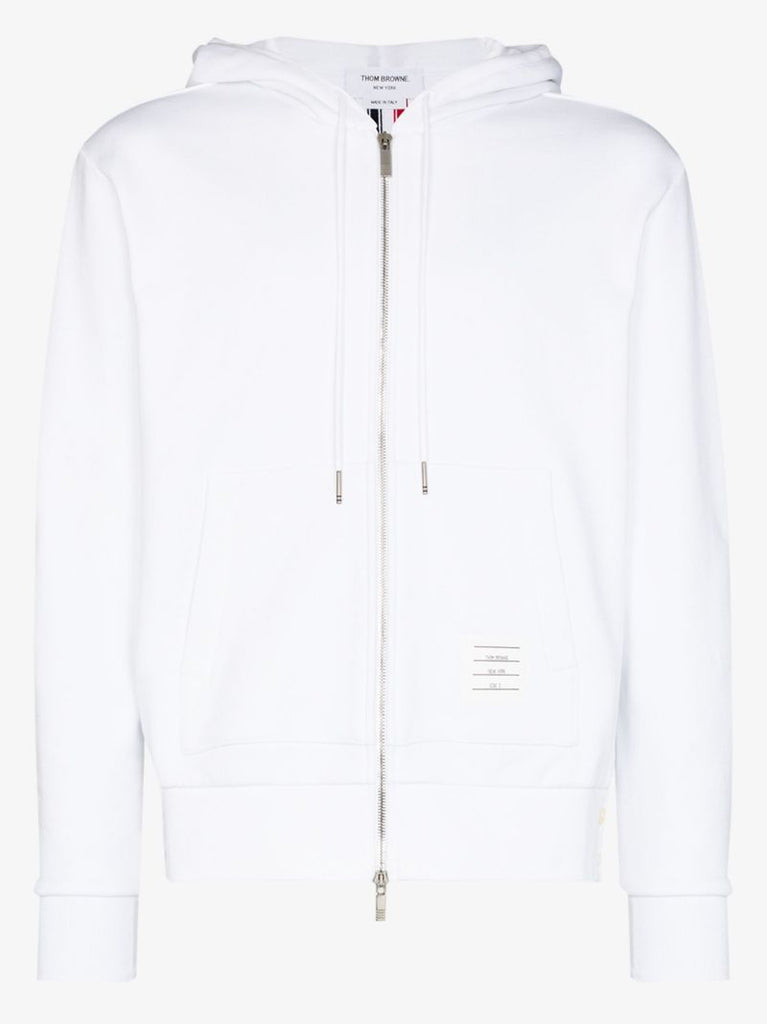 Center-back Stripe Loopback Hoodie
