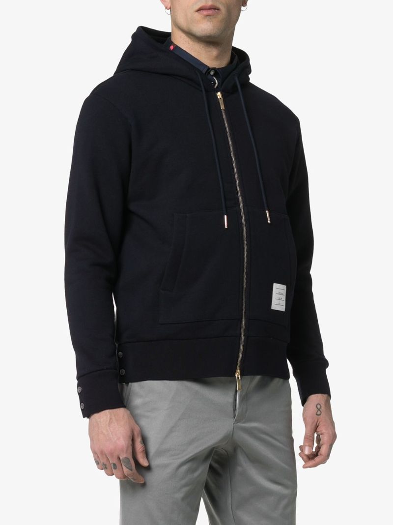 Centre Back Stripe Loopback Hoodie