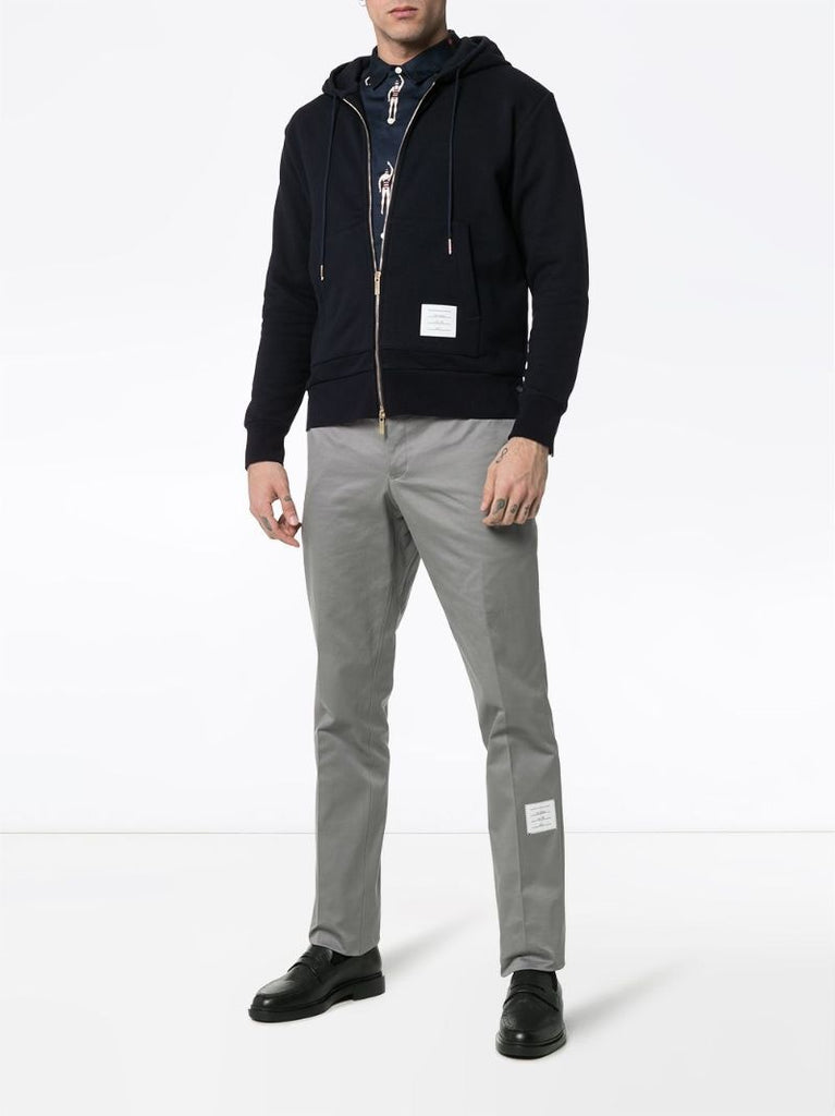 Centre Back Stripe Loopback Hoodie