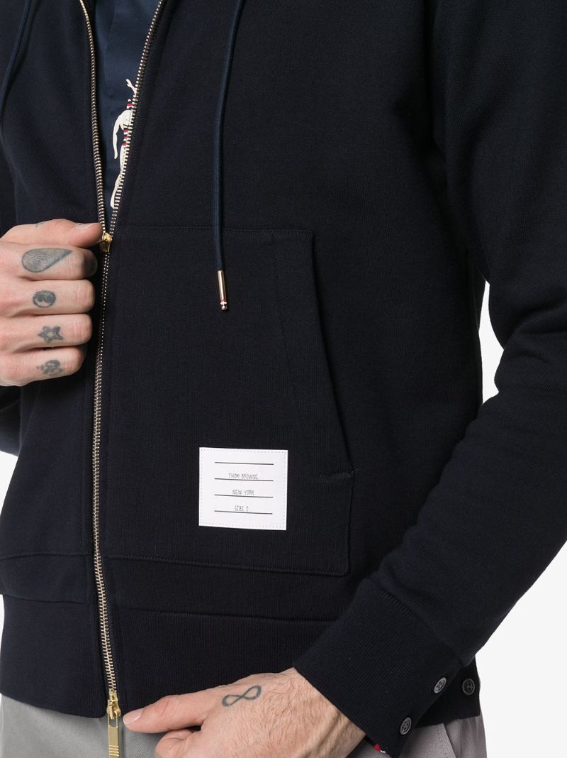 Centre Back Stripe Loopback Hoodie