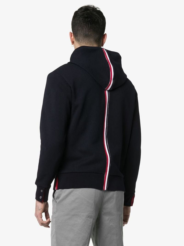 Centre Back Stripe Loopback Hoodie