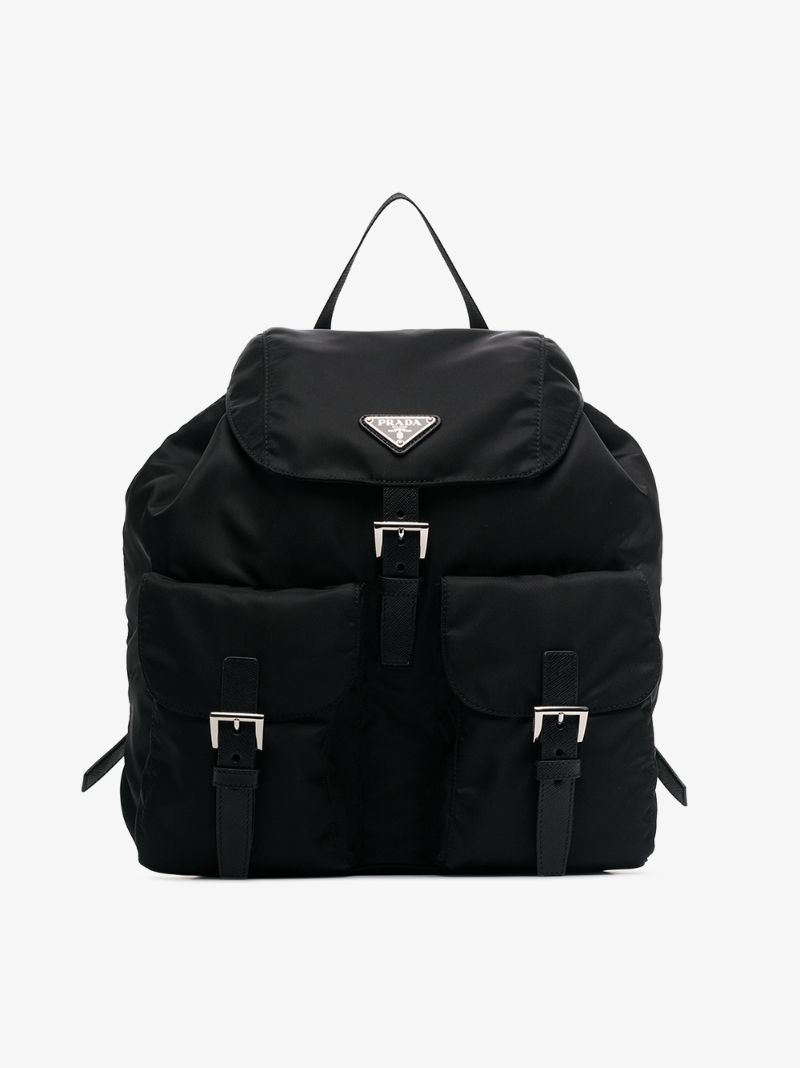 Black Classic Re-nylon Backpack