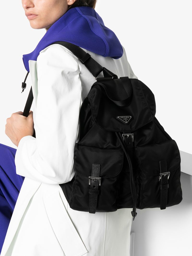 Black Classic Re-nylon Backpack