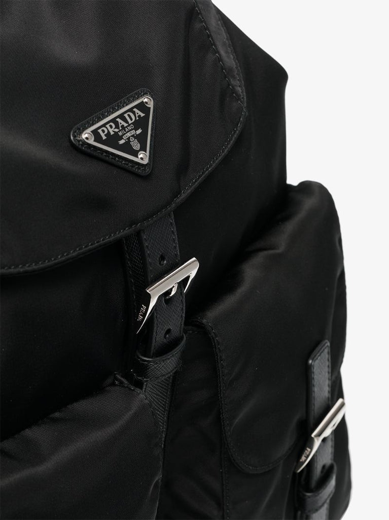 Black Classic Re-nylon Backpack