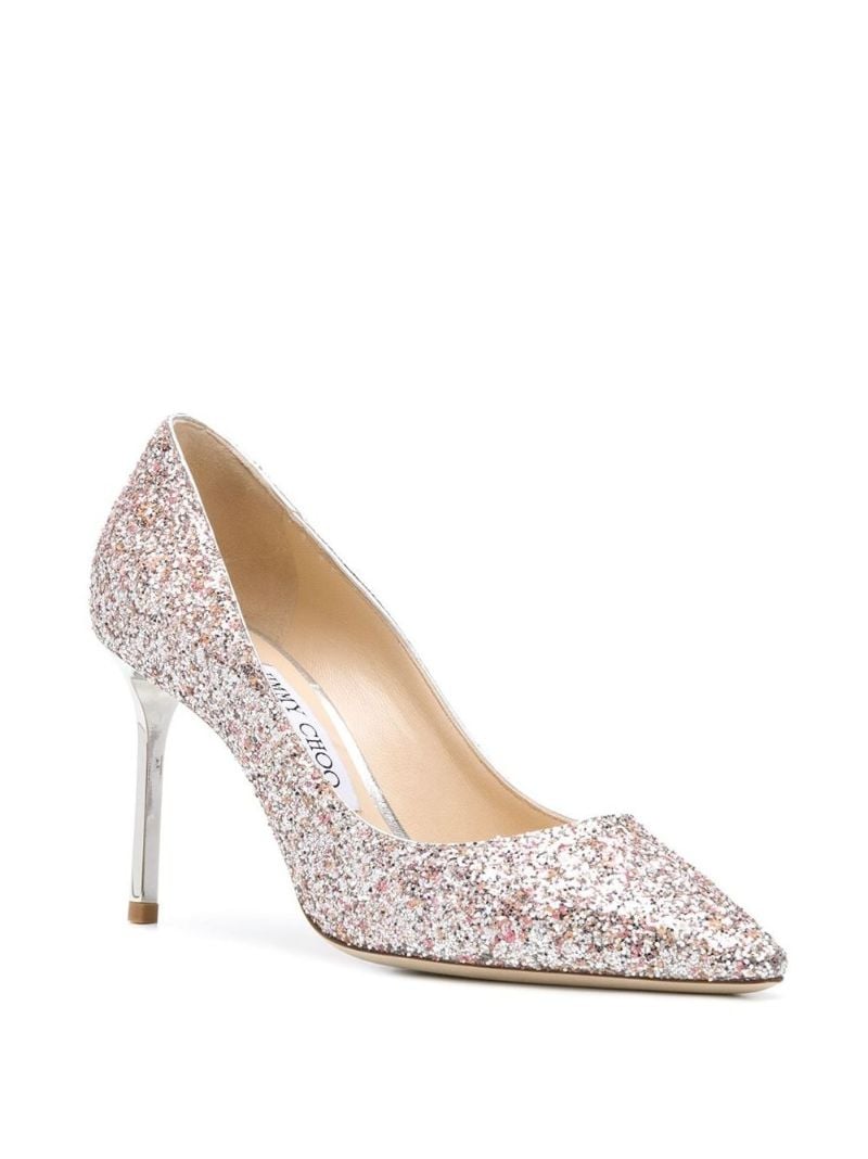 Romy 85 Glitter Pumps