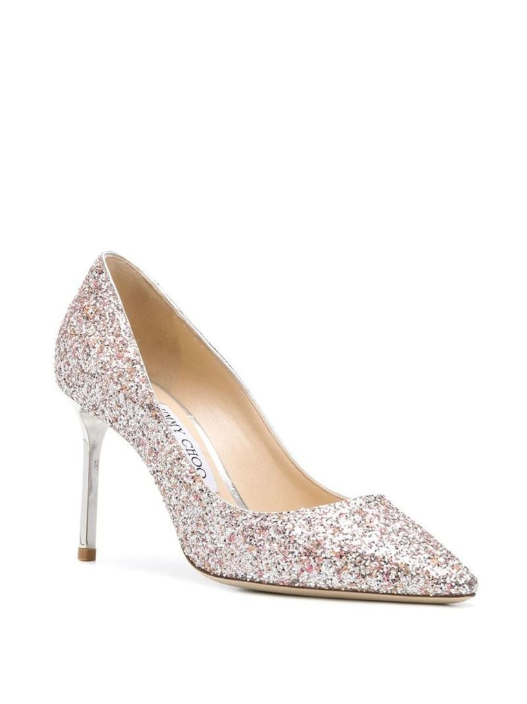 Romy 85 Glitter Pumps