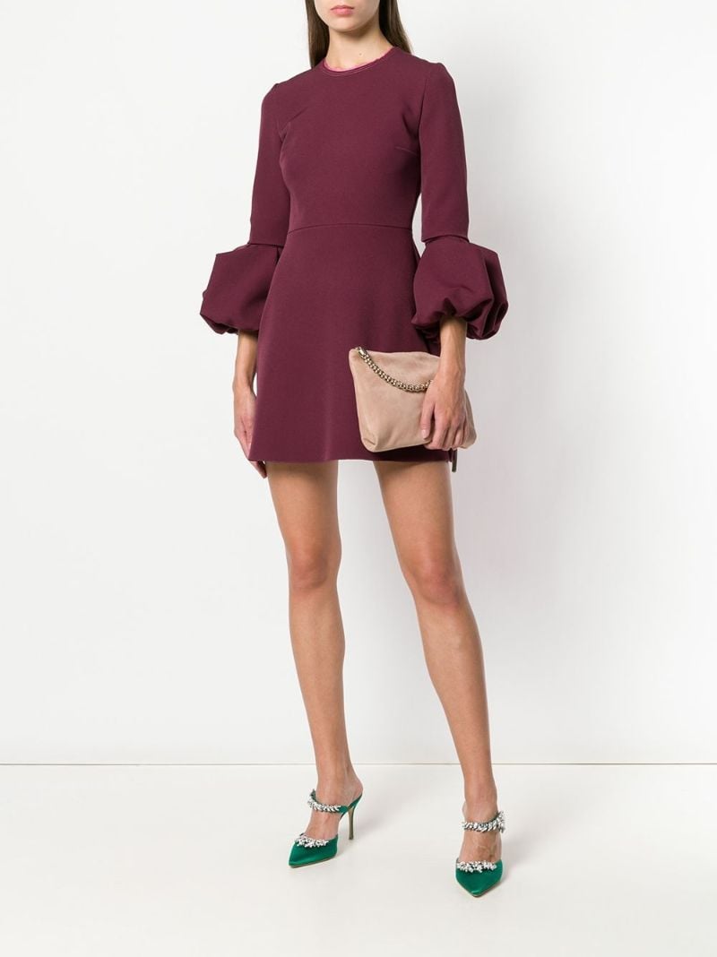 Callie Suede Clutch