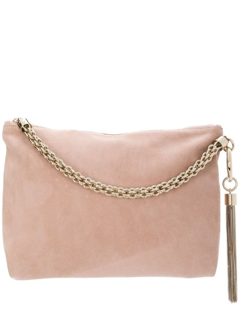 Callie Suede Clutch
