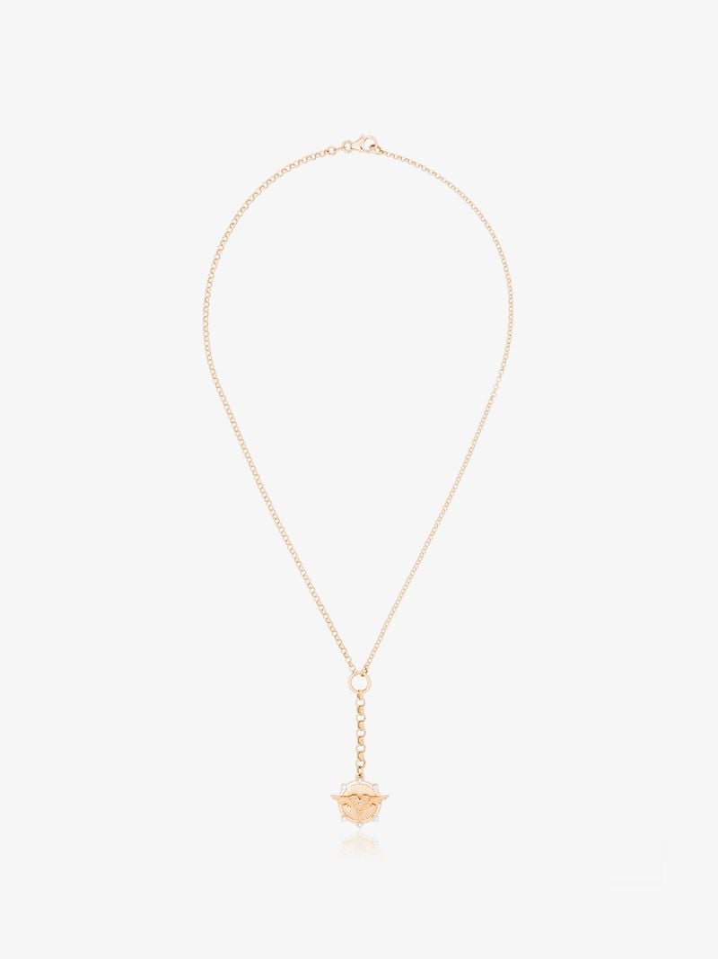 18k Yellow Gold Passion Small Belcher Chain Diamond Necklace