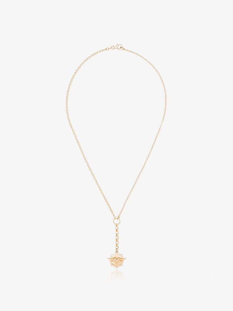 18k Yellow Gold Passion Small Belcher Chain Diamond Necklace